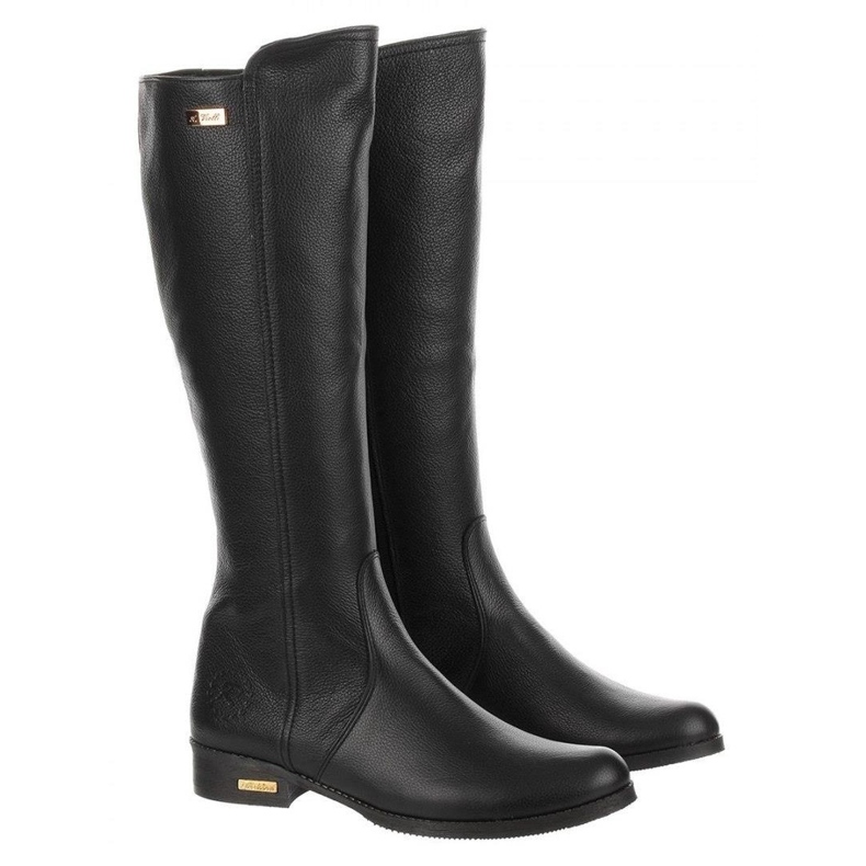 Olivier Černé boty Ana, černé zrno černá 2