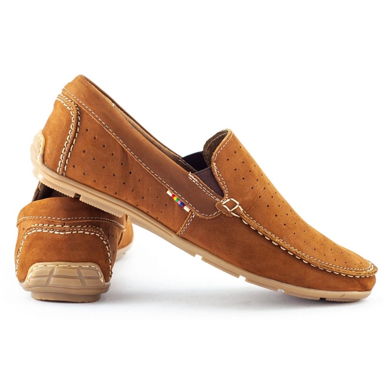 KOMODO Pánské mokasíny 890 červené vícebarevný 1