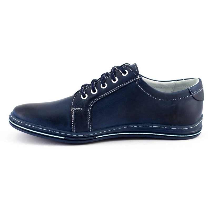 Polbut Pánské boty 320 navy blue modrý 1