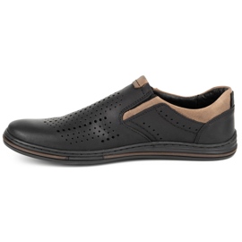 Polbut Pánské polobotky 401 Summer Black černý 2