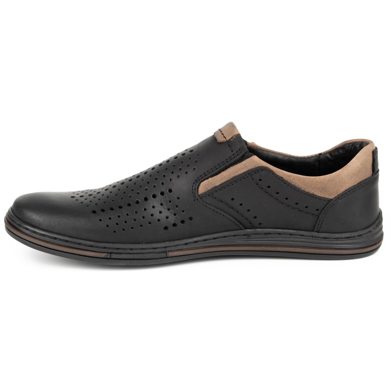 Polbut Pánské polobotky 401 Summer Black černý 2