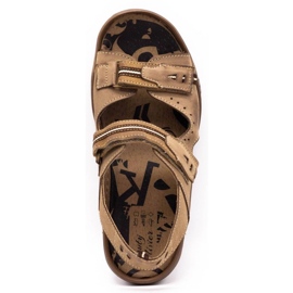 Mario Pala 448 hnědých pánských sandálů 1