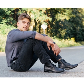 KENT Zimní boty Chelsea 287D Black černý 2