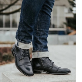 KENT Zimní boty Chelsea 287D Black černý 1