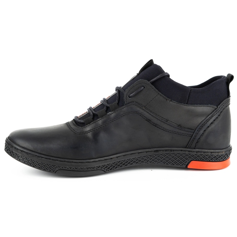 Polbut Černé pánské zimní boty K27F černá 1