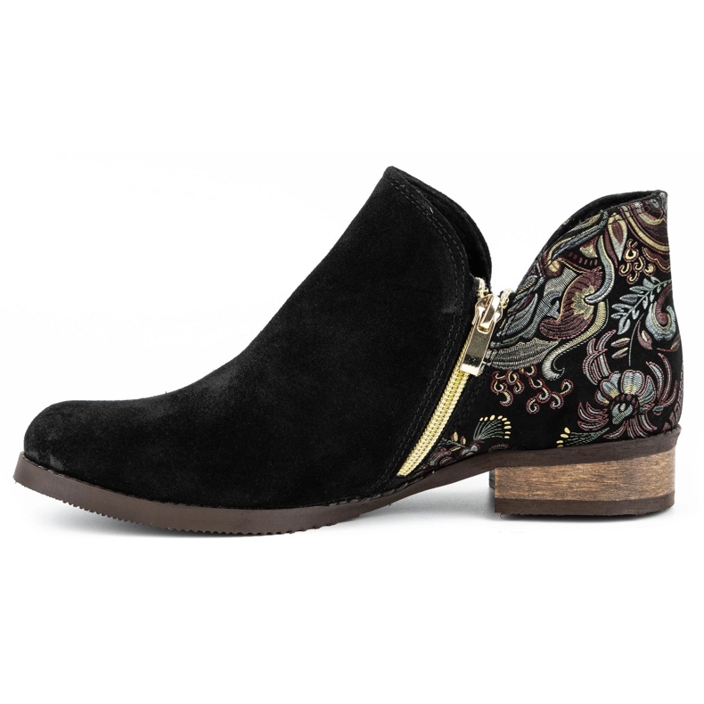 Olivier Pohodlné dámské černé kozačky Silvia černá 1 Olivier Pohodlné dámské černé kozačky Silvia černá 1