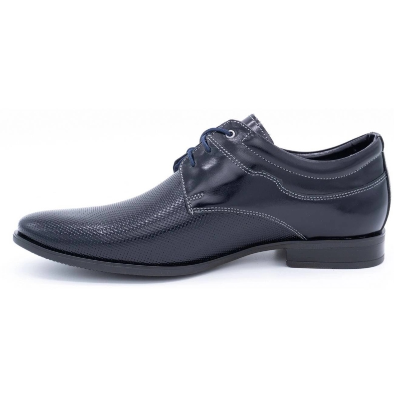 Olivier Společenské boty 1032 navy blue modrý 1