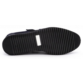 Polbut Pánská ležérní kožená obuv 2102/2 tmavě modrá modrý 1