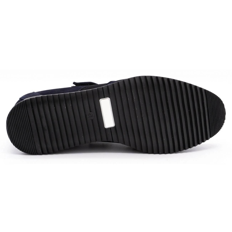 Polbut Pánská ležérní kožená obuv 2102/2 tmavě modrá modrý 1