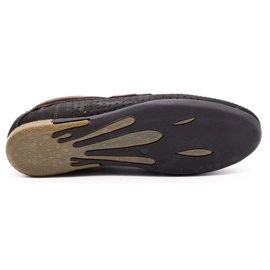 Mario Pala Pánské prolamované boty 563 černé černý 1