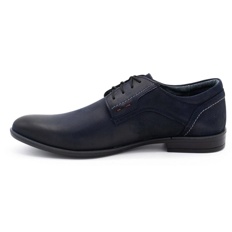 Pánské kožené boty Olivier 305GT navy blue modrý 1