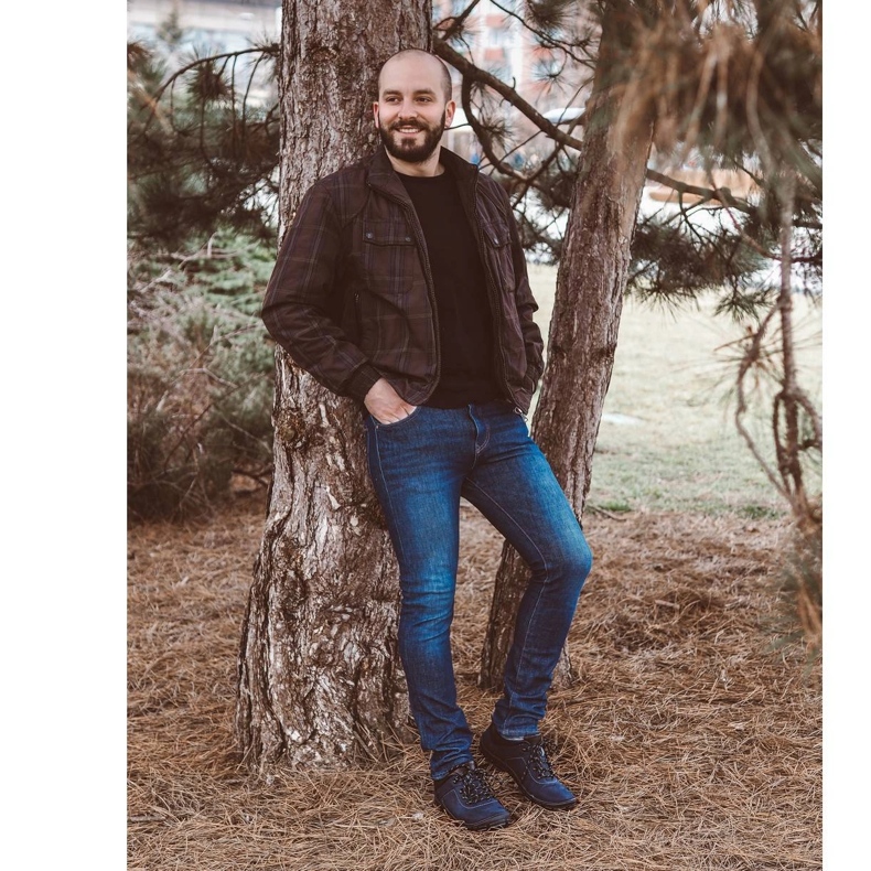 Kampol Pánské kožené trekové boty 36 bordó červené 1