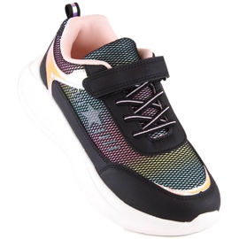 Sportovní boty na suchý zip Miss EVE422 černá 1 Sportovní boty na suchý zip Miss EVE422 černá 1