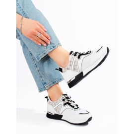 Dámská sportovní obuv bílá černá Shelovet bílý 2