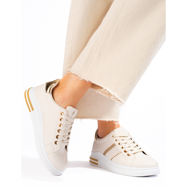 Dámské sportovní boty Shelovet béžové barvy béžový 1