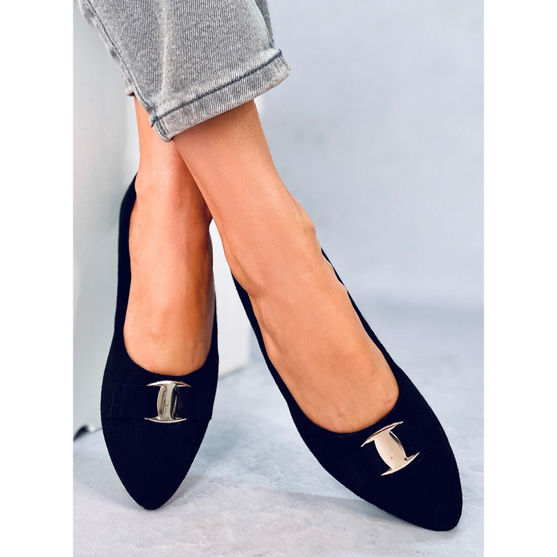 Dámské baleríny Janya Black černý 1