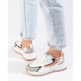 Dámské tenisky na silné podrážce Shelovet bílé bílý 2