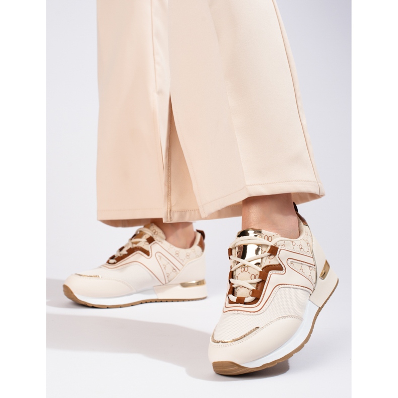 Dámské sportovní boty Shelovet béžové barvy béžový 1