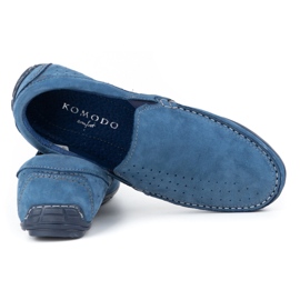 KOMODO Pánské mokasíny 890 modré modrý 5
