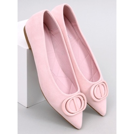 Arte Růžové baleríny s mandlovou špičkou růžový 1