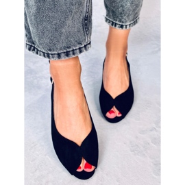 BM Černé sandály na podpatku Venus černá 1