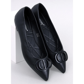 Baletní plošky Falana Black Mandle Toe černá 1 Baletní plošky Falana Black Mandle Toe černá 1