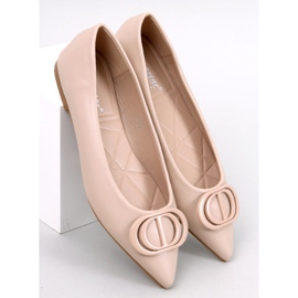 Balerínky Falana Khaki s mandlovou špičkou béžový 1