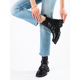Černé dámské baggy s chráničem černý 1