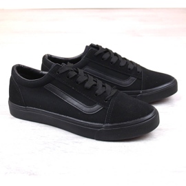 Černé textilní nízké tenisky Atletico černý 1