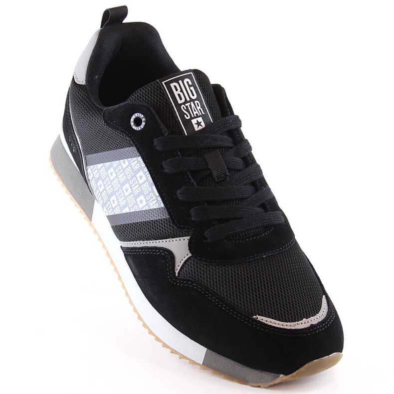 Pánská sportovní obuv pohodlná černá Big Star JJ174397 1
