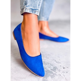 Seastar Kožené balerínky Keys Sky Blue modrý 1