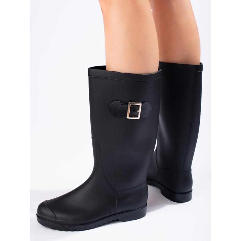 SHELOVET Matt Galoshes se sponou černý 1