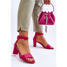 Dámské sandály na Fuksja Post 20SD98-1617 Lexi růžový 2