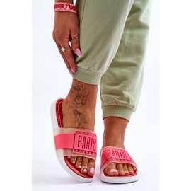 Dámské sportovní pantofle Neon Pink Sunrise růžový 1