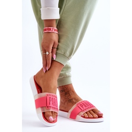 Dámské sportovní pantofle Neon Pink Sunrise růžový 2