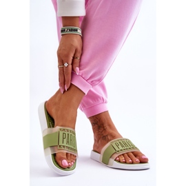 Dámské sportovní pantofle Green Sunrise zelená 2