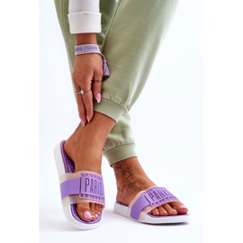 Dámské sportovní pantofle Purple Sunrise fialový 2