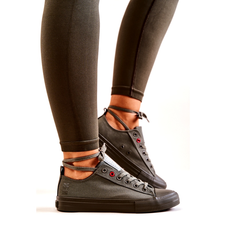 Nízké tenisky Big Star JJ274004 Khaki zelená 4