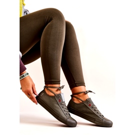 Nízké tenisky Big Star JJ274004 Khaki zelená 6