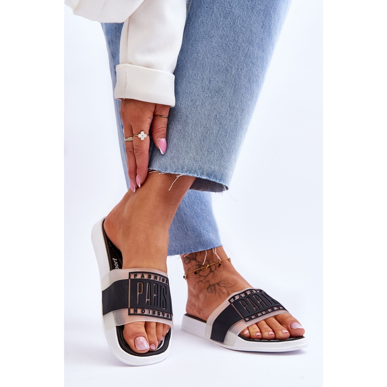 Dámské sportovní pantofle Black Sunrise černá 2