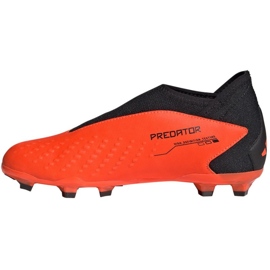 Kopačky Adidas Predator Accuracy.3 Fg Ll Jr GW4607 pomerančový pomeranče a červené 1
