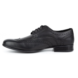 Olivier Společenské boty Černí brogues černý 1
