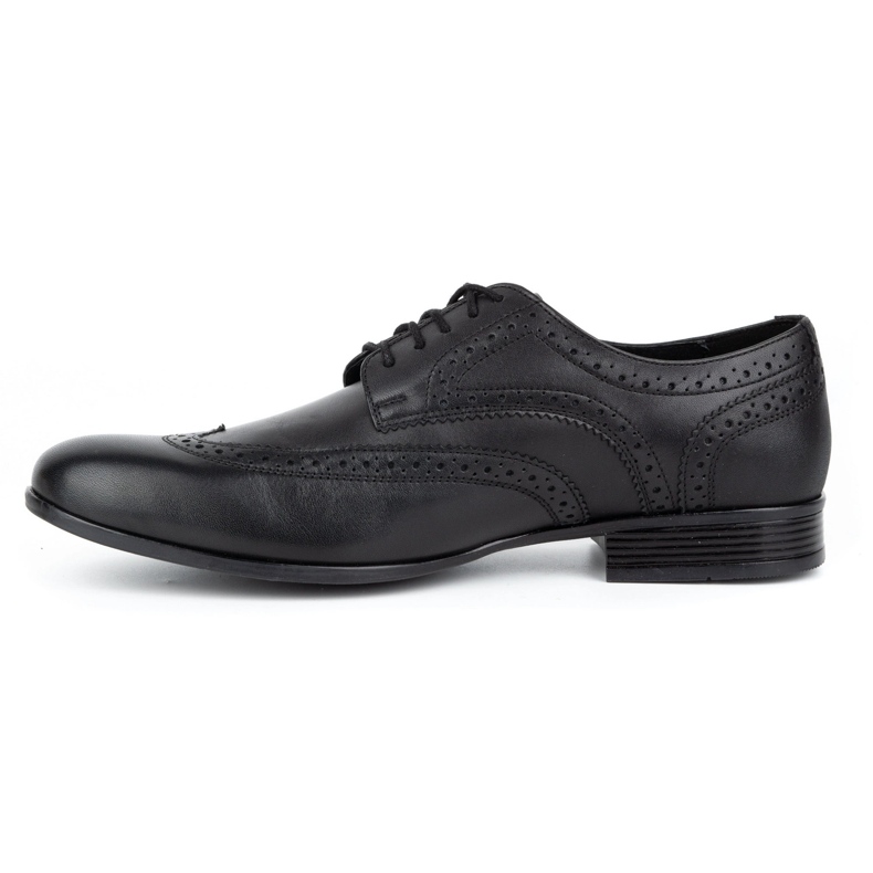 Olivier Společenské boty Černí brogues černý 1