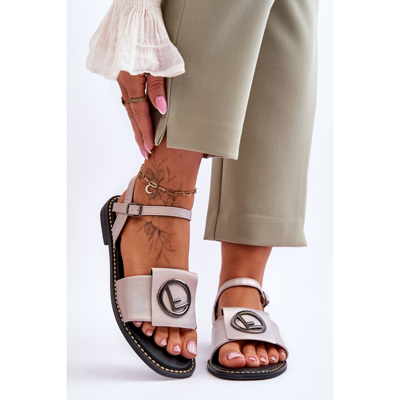 Dámské klasické sandály S.Barski KV-2775-45 Nude béžový 1