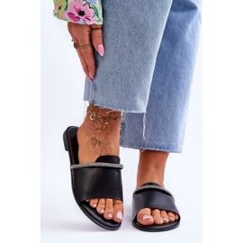 Elegantní ploché podpatky černé Termen černá 1