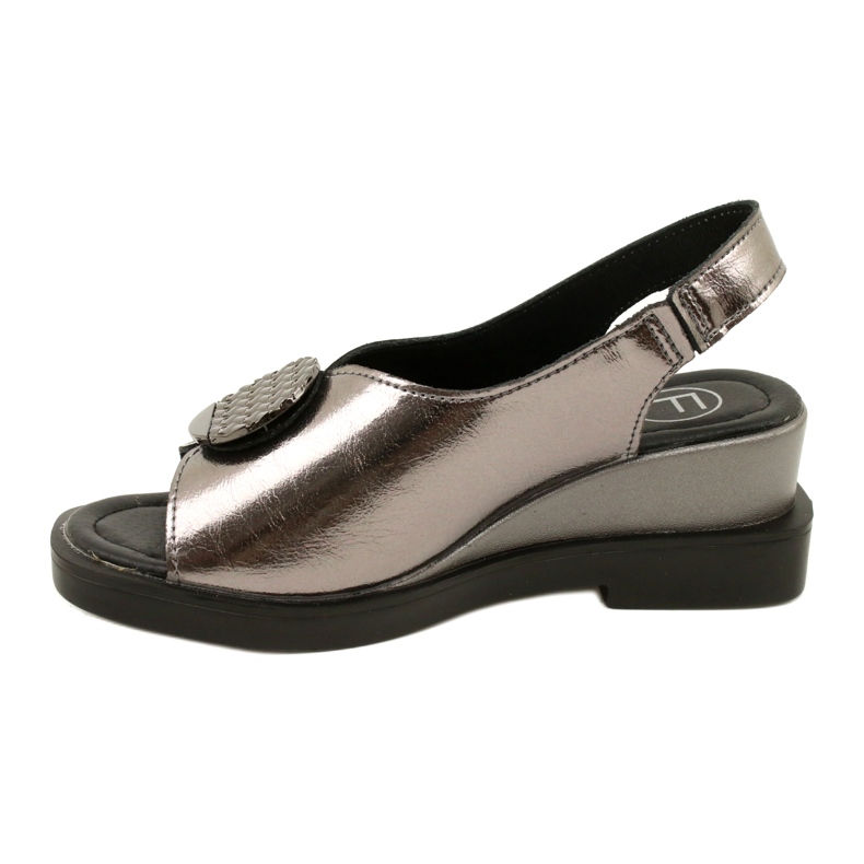 Sandály na klínu Gun Metal Filippo DS4469/23 hnědý 2 Sandály na klínu Gun Metal Filippo DS4469/23 hnědý 2