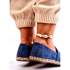 Klasické espadrilky Big Star JJ274902 Modré modrý 4