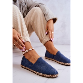 Klasické espadrilky Big Star JJ274902 Modré modrý 5