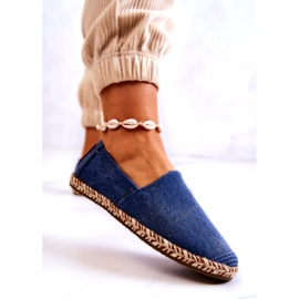Klasické espadrilky Big Star JJ274902 Modré modrý 2