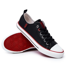 Pánské kožené tenisky Big Star JJ174068 Black černý 6